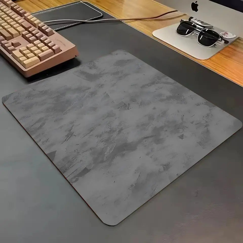 Large Line Texture Mouse Pad With Durable Stitched Edges Non Slip Base For Office Gaming And Study