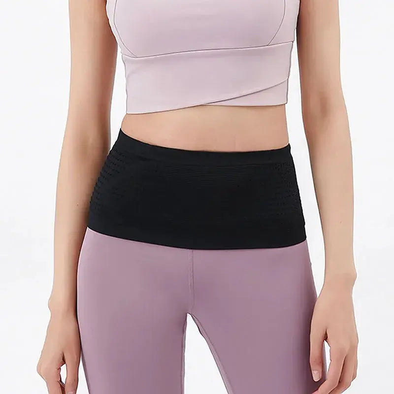 Seamless Invisible Running Waist Belt Bag Portable Lightweight Unisex Phone Carry Bag For Running Cycling And Gym