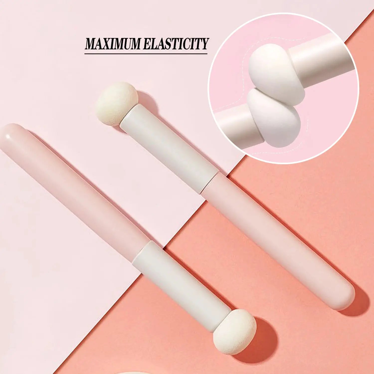 SilkAura Mushroom Head Concealer Brush Mini for Flawless Coverage with Soft Wool Bristles
