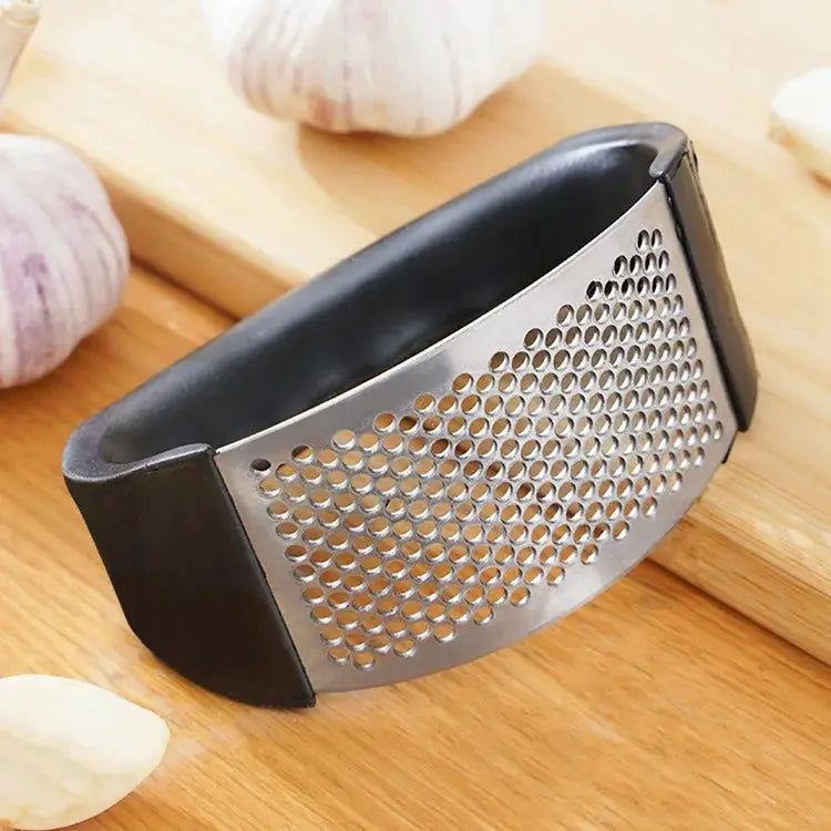 Stainless Steel Garlic Press Manual Garlic Mincer Crusher For Efficient Kitchen Prep Tool