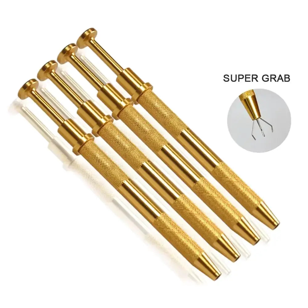 Four Claw Electronic Component Grabber IC and BGA Chip Gripper Precision Extractor Pick Up Pen for Electronics Repair