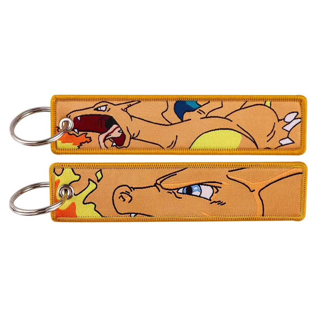 Gengar and Mewtwo Anime Keychain Zinc Alloy Double Sided Key Tag for Keys Car Motorcycle Gift for Men Women
