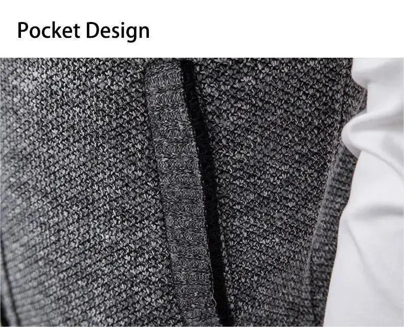 Men's grey knit sleeveless vest close-up with ribbed trim, Simples Market