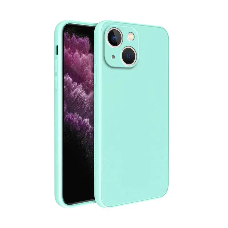 Square Liquid Silicone Phone Case With Luxury Camera Protection For iPhone 11 12 13 14 Plus Pro Max Mini