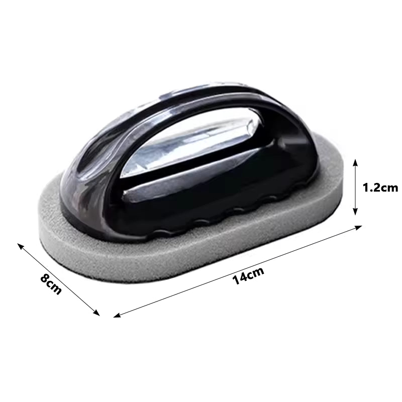 Magic Emery Sponge Brush Wipe Eraser Cleaner With Nano Emery Surface For Rust Removal And Ergonomic Handle