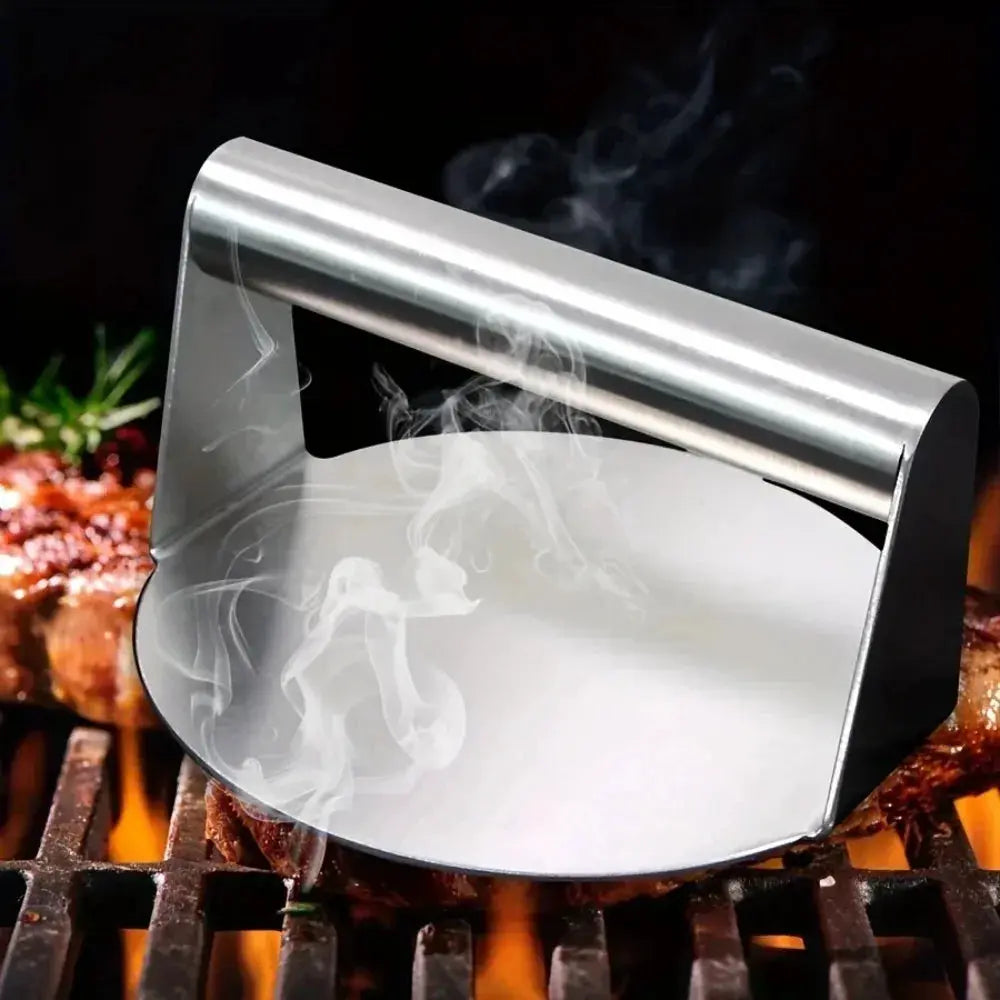 Stainless Steel Smash Burger Press Heavy Duty Patty Maker And Smasher Mold For BBQ Grilling Kitchen Non Stick