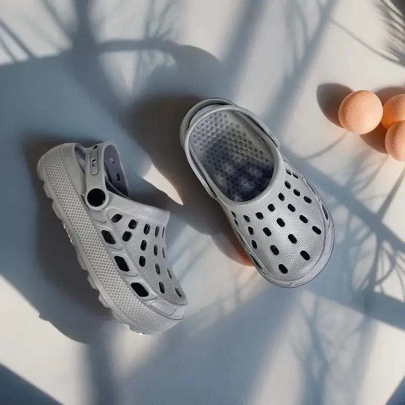 Adorable Kids Beach Shoes Lightweight Breathable Sandals For Outdoor Learning EVA Clog Footwear