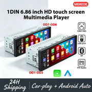 1 Wireless CarPlay Android Auto 6.86 Inch Touchscreen Car Stereo MP5
