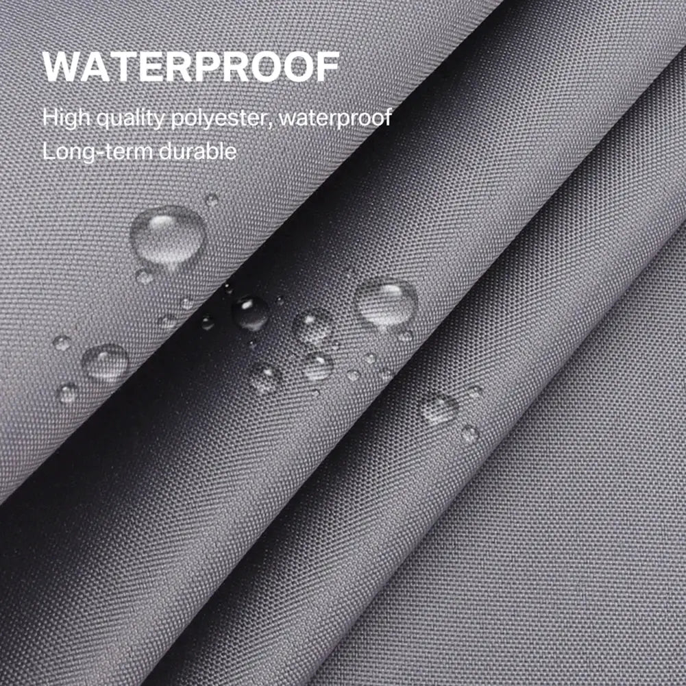 Waterproof triangle sun shade sail canopy fabric in grey polyester by Simples Market, available in 5x5x5/3x3x3/2x2x2M