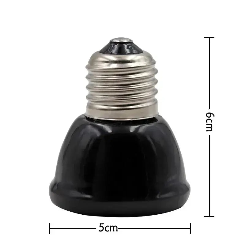Ceramic Heated Incubation Lamp Infrared Reptile Heat Lamp For Constant Temperature And Sleep Support