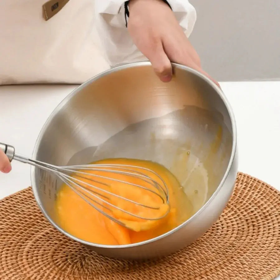 Stainless Steel Gold And Silver Salad Bowl For Rice Noodles Lamian Noodles And Salads Kitchen Tableware Food Container
