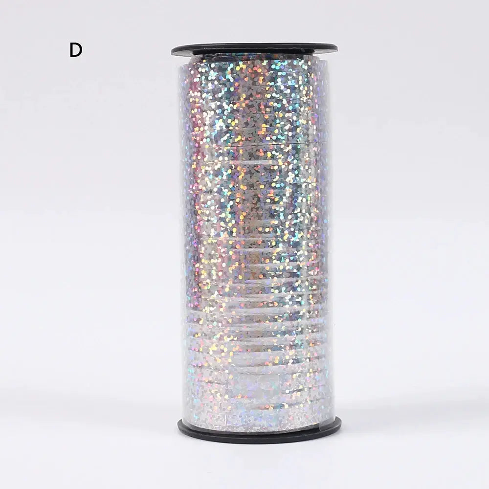 100 Yard Roll Glitter Curling Ribbons For Balloons Gift Wrap Crafts Christmas Birthday Wedding Party Decor