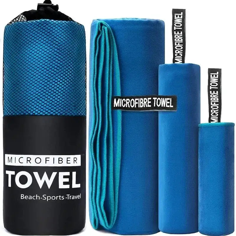 Quick Drying Microfiber Sports Towel 40x80cm Blue Grey Green Orange For Swimming Gym Fitness Camping Running Beach