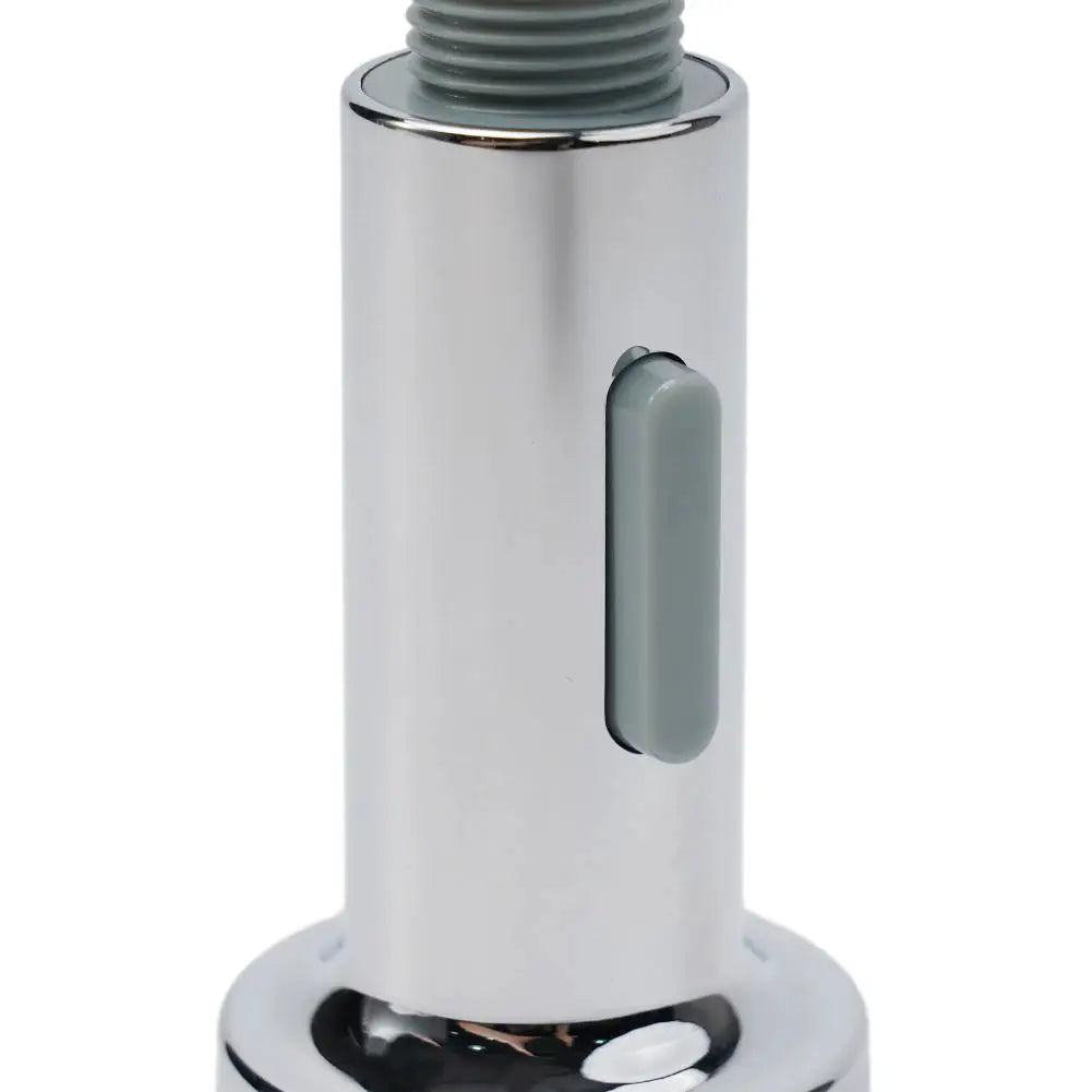 ABS kitchen faucet head replacement, chrome pull-down sprayer with gray lever, Simples Market