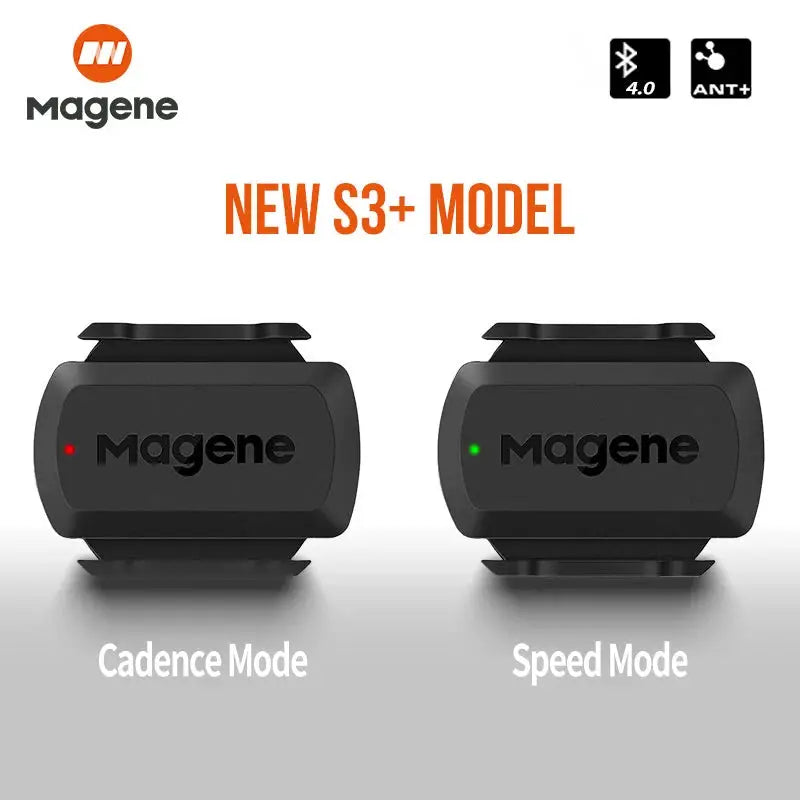 Magene S3 Plus Dual Speed Cadence Sensor ANT and Bluetooth for Bike Computers Wahoo Zwift Onelap
