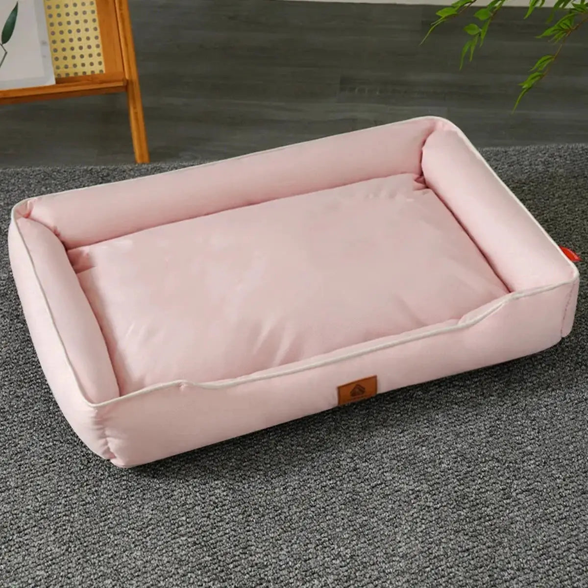 Four Season Square Dog Bed For Large Dogs Waterproof Sofa Style Pet House With Thick Soft Interior And Urine Proof Liner