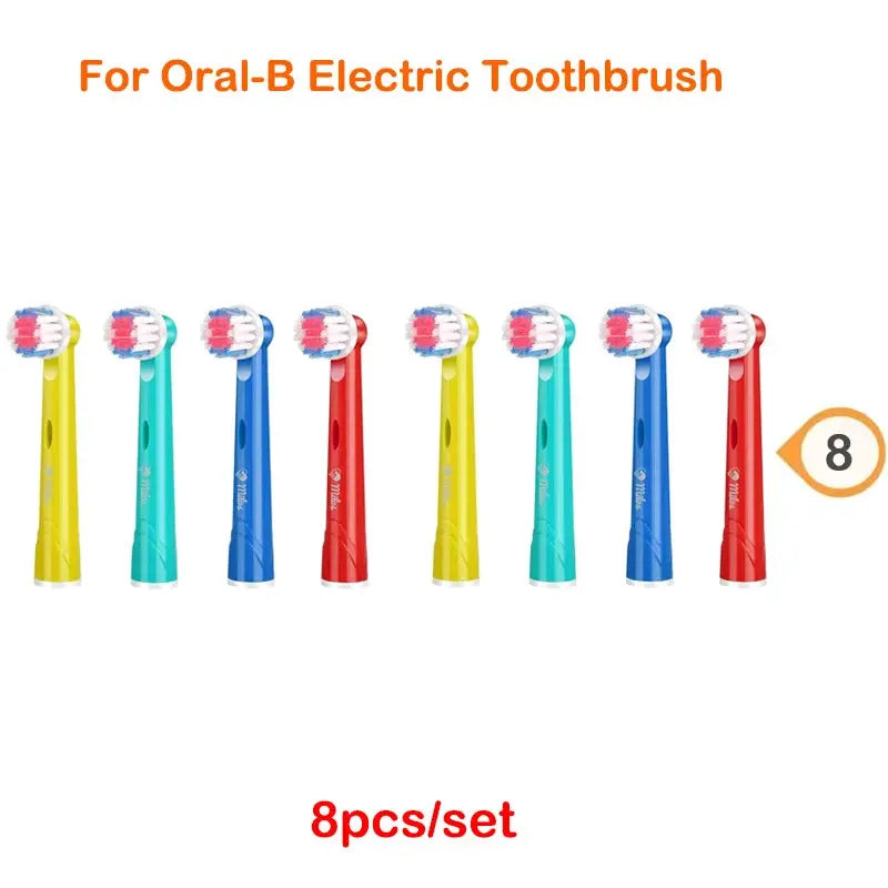 Oral B Braun Replacement Toothbrush Heads Extra Soft Dupont Bristles Rounded End For Gentle Cleaning Whitening