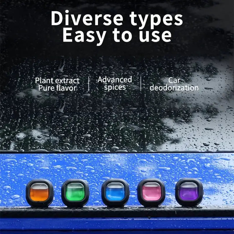 4 Pack Car Air Fresheners Clip On Air Vent Odor Eliminator Long Lasting Fragrance Powerful Relaxing Aroma