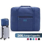 VoyagePro Lightweight Foldable Travel Duffel Bag Packable Unisex Tote For Weekenders And Overnight Trips