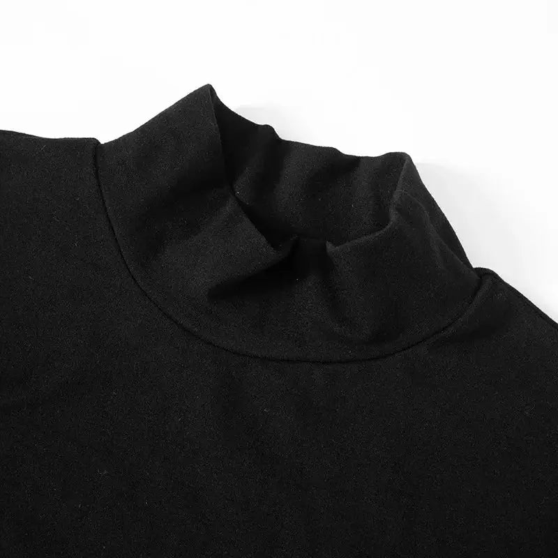 Tossy Summer Mini Dress High Waist Short Sleeve Bodycon Patchwork