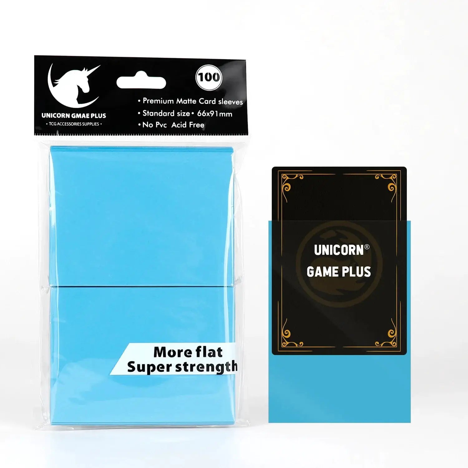 100 Pcs Matte 66x91mm Standard Size Card Sleeves For TCG Trading Cards Board Games Tarot Shield
