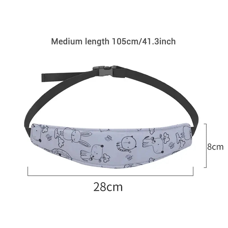 Baby Car Seat Head Support and Sleep Positioner for Strollers and Car Seats Adjustable Safety Pillow for Infants