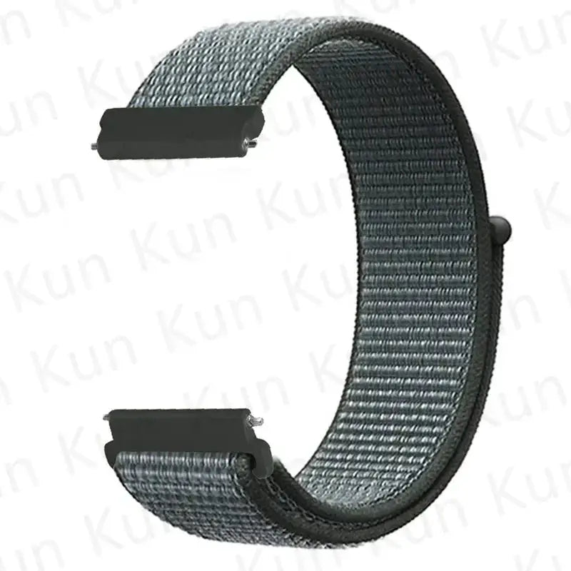 Simples Market nylon watch strap for Redmi Watch 5 Active/Lite, 20–22mm gray woven band