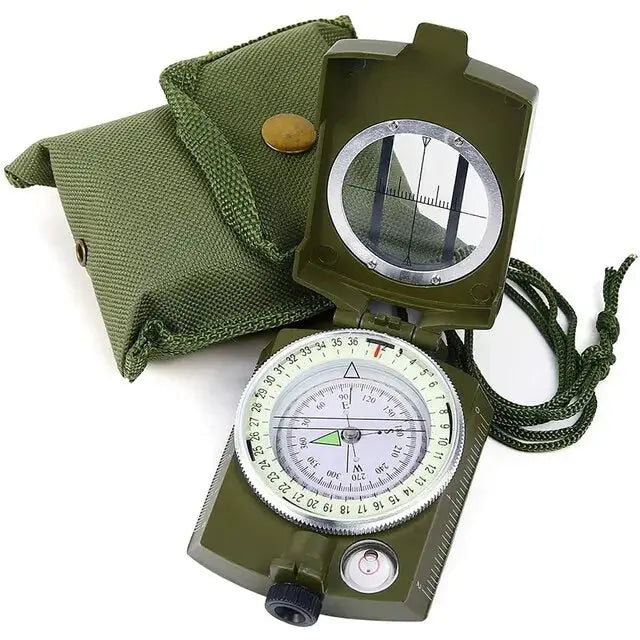 Waterproof High Precision Compass Outdoor Gadget For Hiking Mountaineering Military Grade Metal Sight