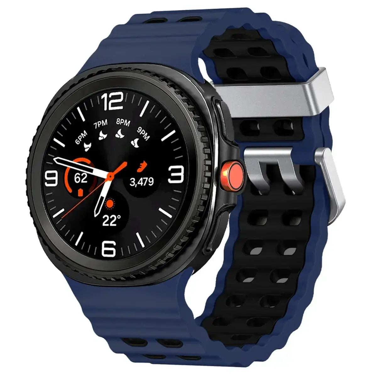 Silicone strap for Samsung Galaxy Watch 8/8 Classic Sport breathable wristband For Galaxy Watch 8 40/44mm Two-Tone silicone band