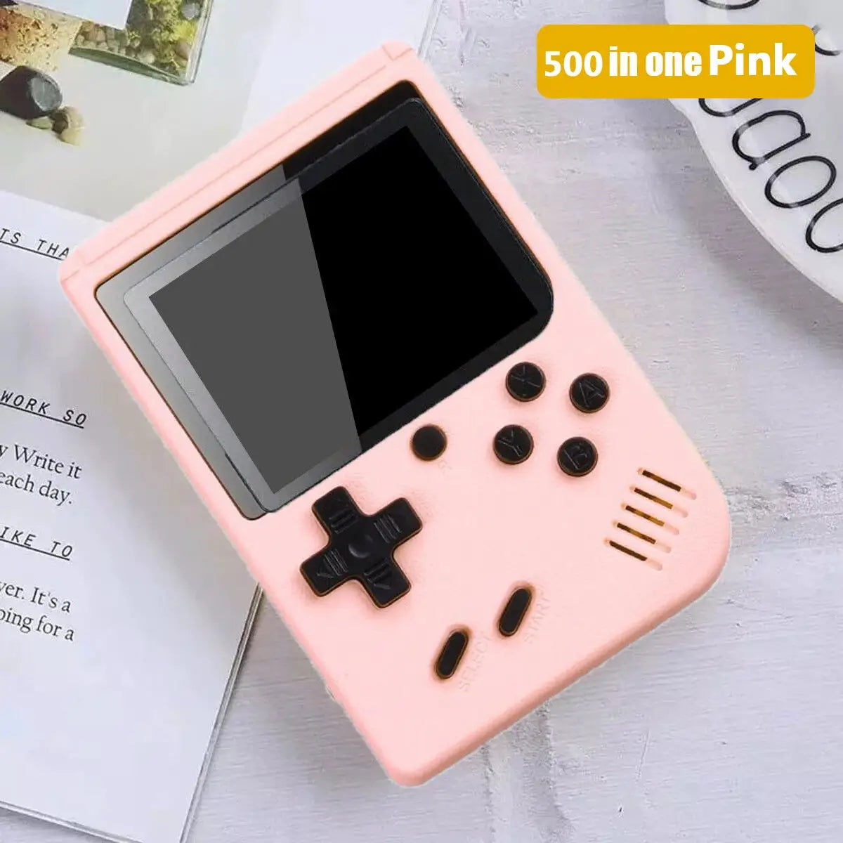 Handheld Game Console With 500 Plus Classic Games, Game Boy Emulator, TV Output, Rechargeable Battery For Kids