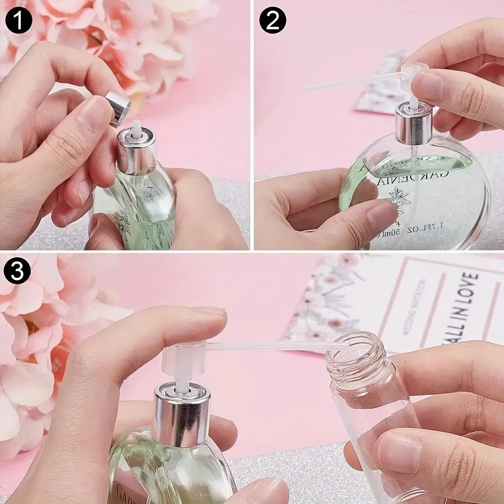 12 Piece Perfume Dispenser Set With Syringes Spring Loaded Pipettes Separators Converters And Funnels For Refilling