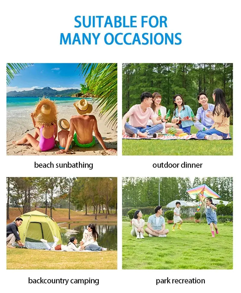 Honeycomb Massage Mat 4-in-1 by Simples Market, 6-fold XPE cushion; foldable moisture-proof for beach, camping, park