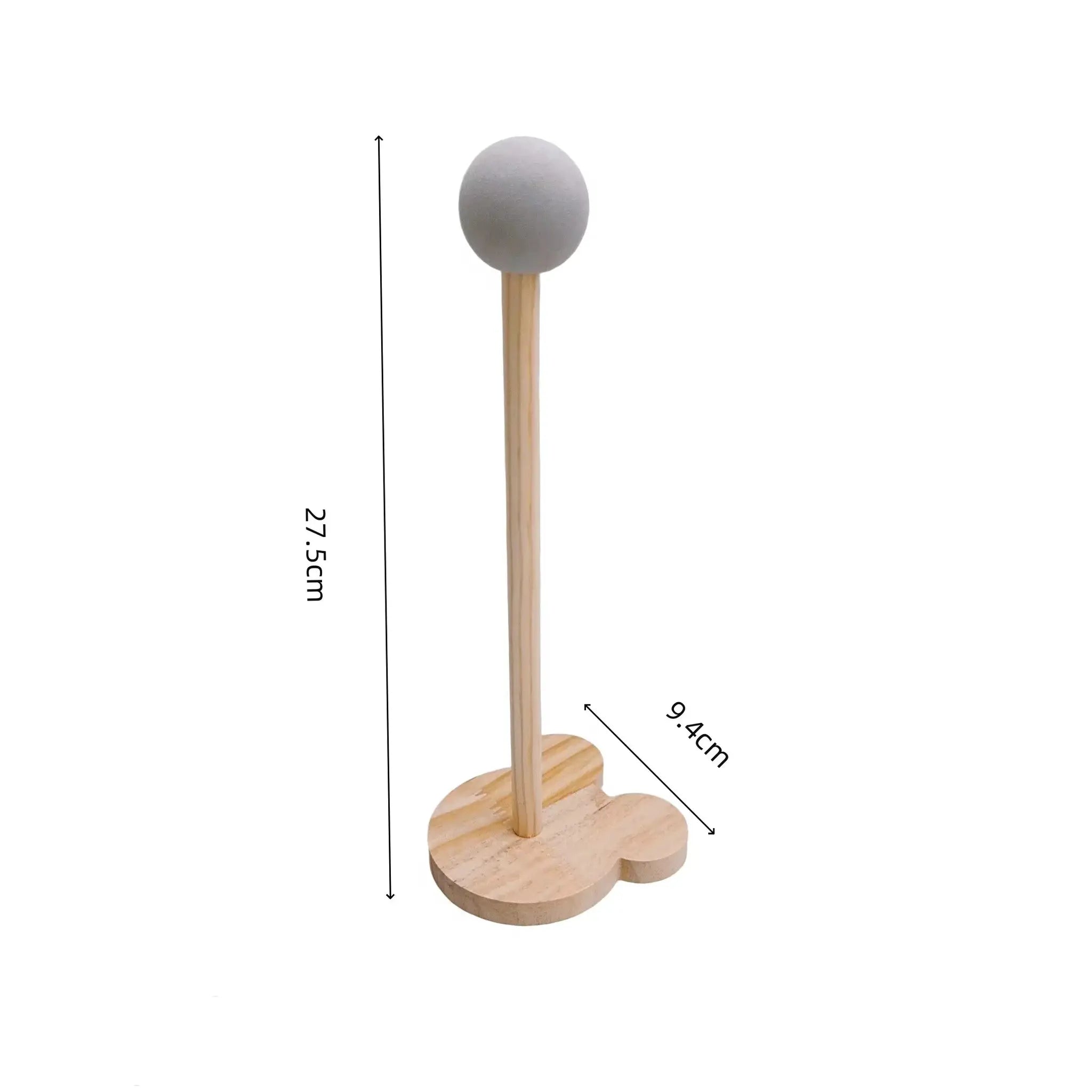 TimberNest Wooden Hair Band Holder Space Saving Vertical Storage Rack For Kids Accessories Organizer