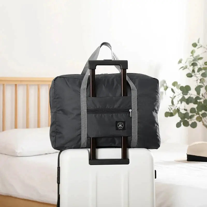 TravelEase Foldable Carry On Duffel Bag Lightweight Large Capacity For Airline Travel Ideal For Weekend Getaways