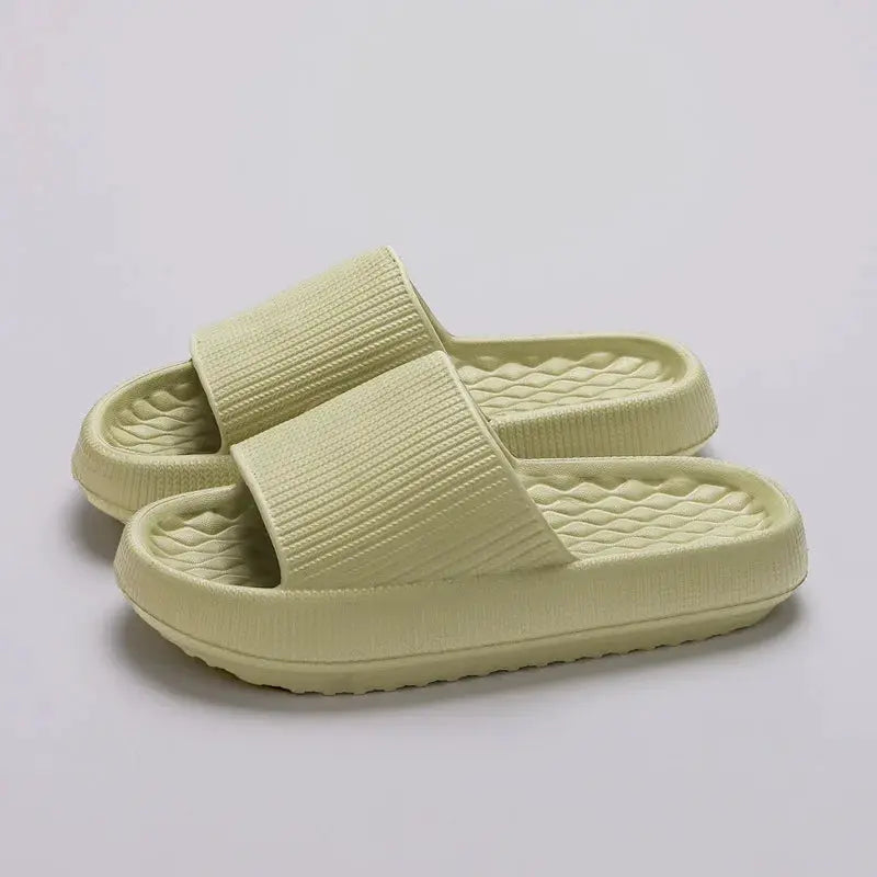 Lucyever Cloud Slippers For Women Non Slip EVA Thick Platform Slides Indoor Bathroom Comfort