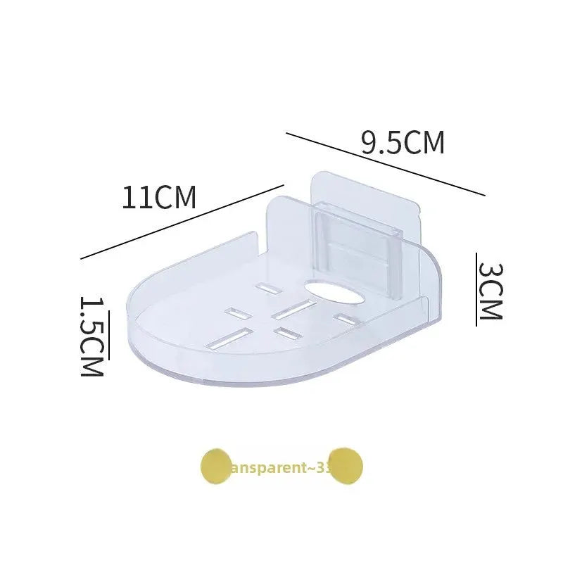 Punch Free Security Surveillance Camera Stand Traceless Wall Mounted Bracket Self Adhesive Drill Free Fixer 1pcs