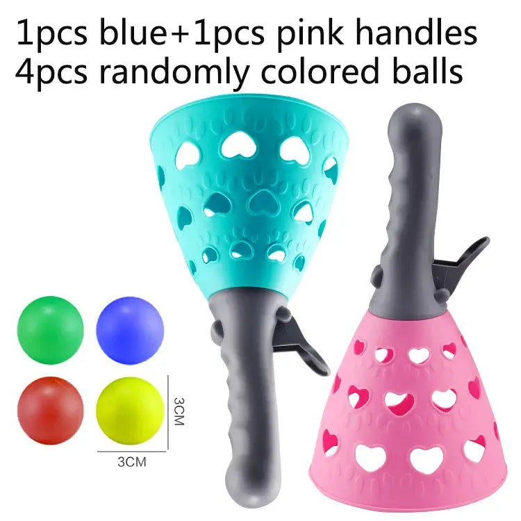 Toss And Catch Ball Set Sticky Beach Toy For Kids Outdoor Summer Multiplayer Game Parent Child Interaction Gift