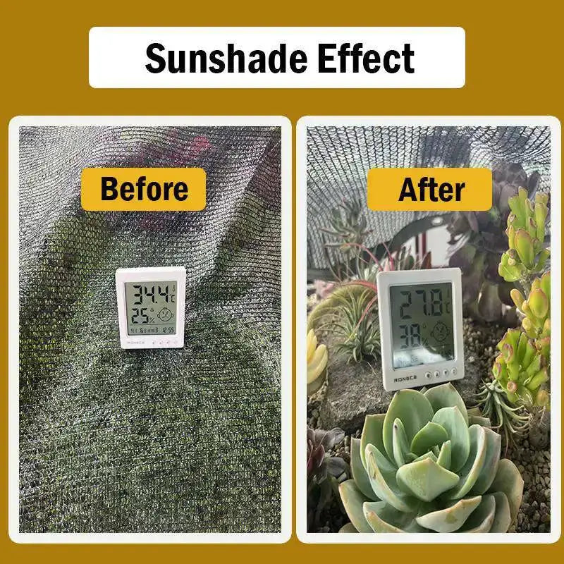 Sun shade net by Simples Market in 4 colors, 50% shading, HDPE garden cover for bonsai and succulents