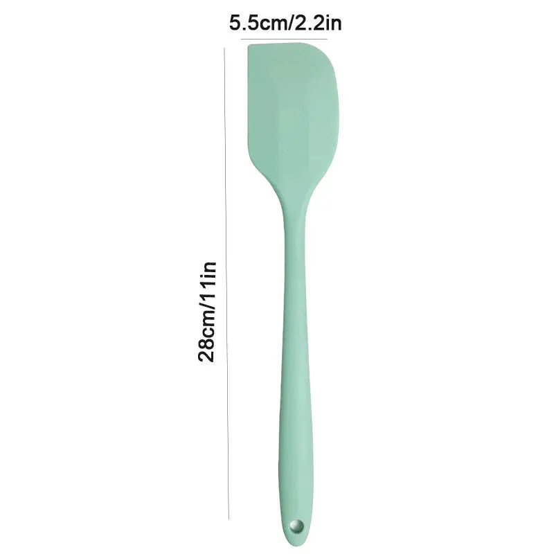 Silicone Cream Spatula Non Stick Heat Resistant Kitchen Baking Tool For Cakes And Desserts Flexible Cooking Utensil