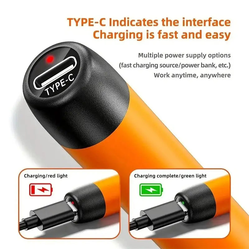 USB Soldering Iron Kit Mini Digital Adjustable Temperature Type C Interface Portable Welding Tool