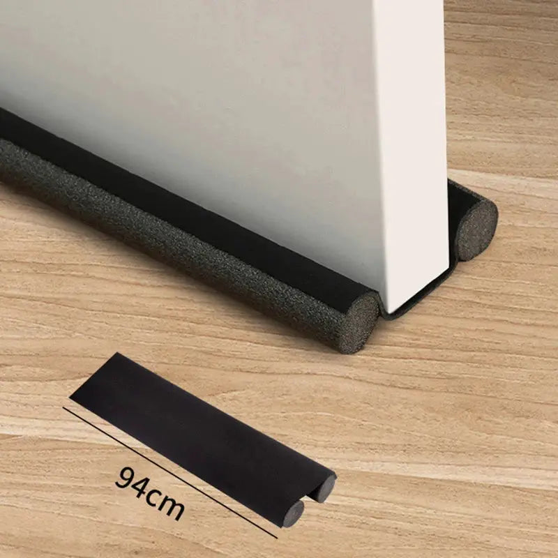 2 In 1 Flexible Under Door Bottom Draft Stopper Seal Strip Weather Strip Thicker Anti Cold Gap Blocker For Doors