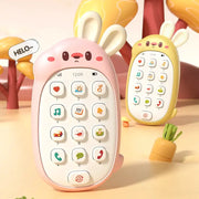 Childrens Rabbit Toy Mobile Phone For Babies 0-36 Months Chewable Puzzle Multifunctional Music Toy
