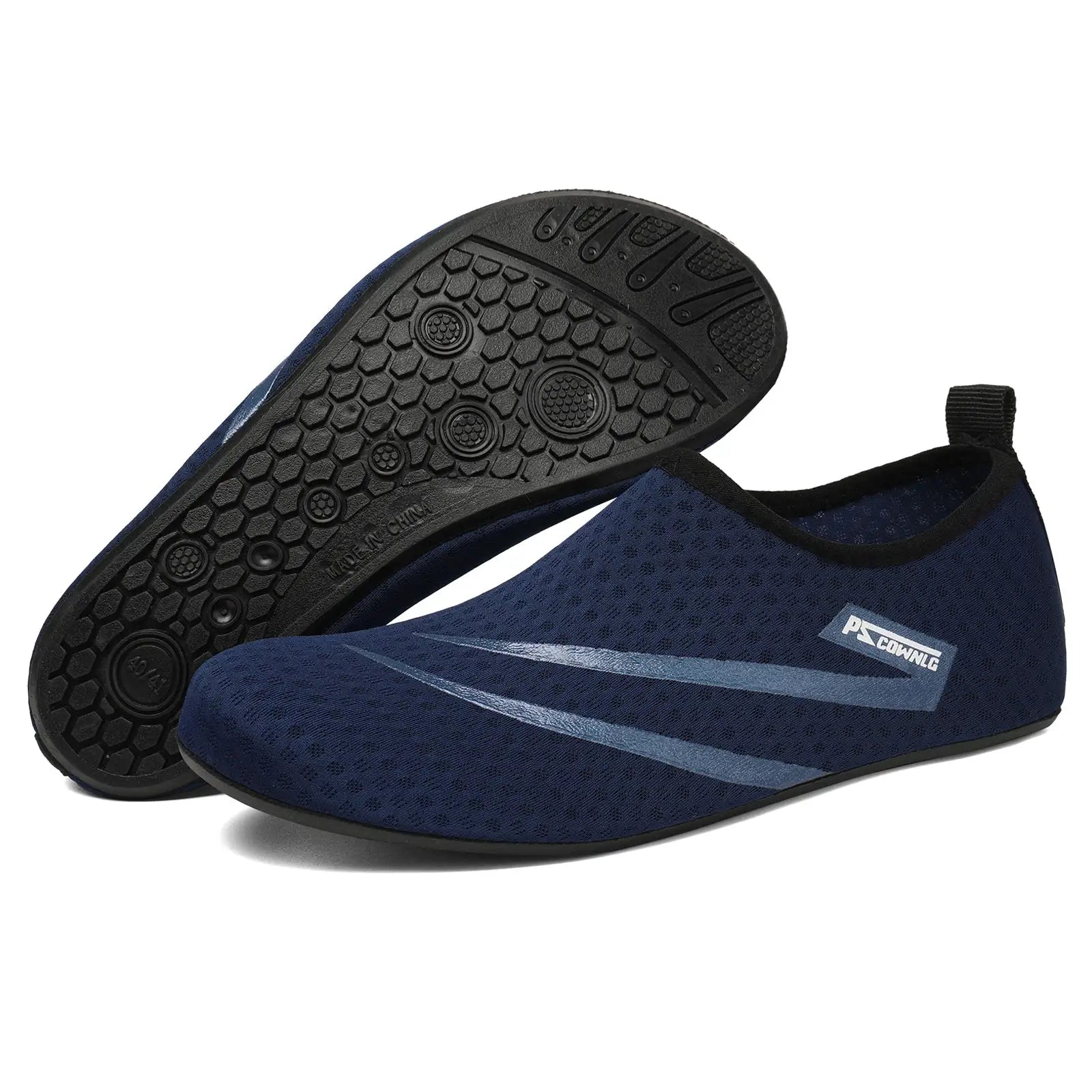AquaStride Unisex Water Shoes Breathable Mesh Quick Dry Non Slip Rubber Outsole For Beach Surf Snorkeling