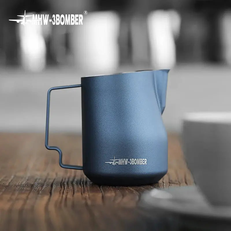 MHW3BOMBER Turbo Milk Frothing Pitcher 350ml 450ml Stainless Steel Professional Home Barista Kitchen Accessory