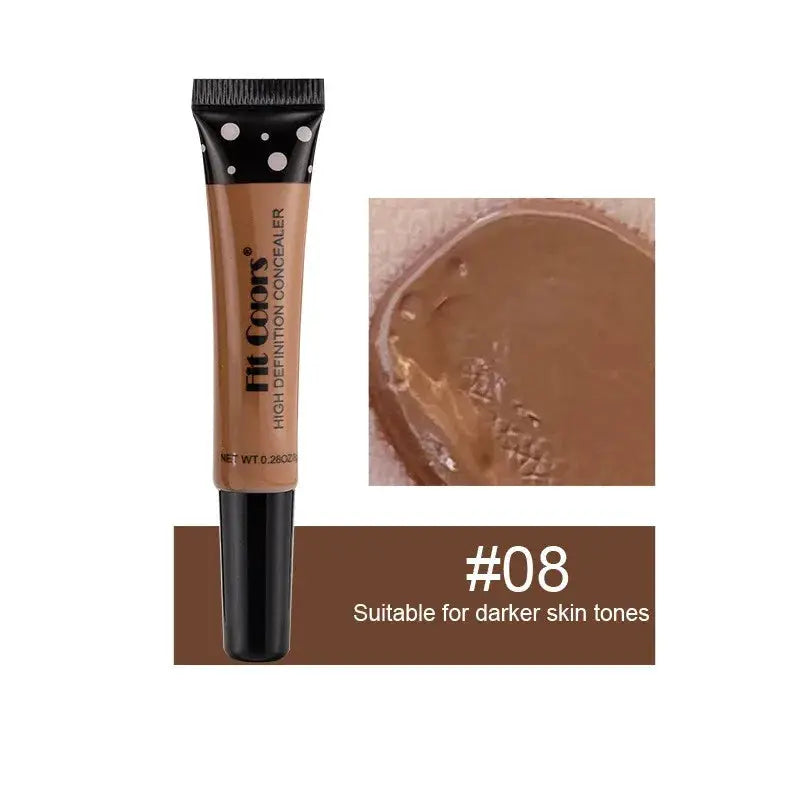 DermaGlow Six Color Concealer Nourishing Liquid Foundation For Dark Circles Full Coverage Suitable For All Skin Types