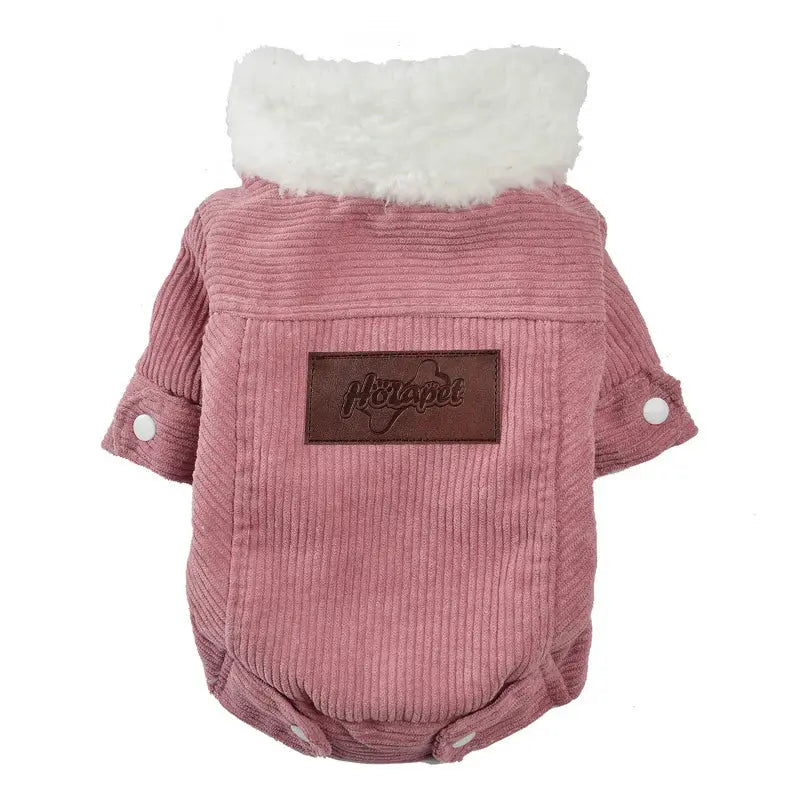 Autumn Winter Fleece Warm Dog Jacket Coat For Small Medium Dogs And Cats Cozy Thickened Schnauzer Pug Outfit