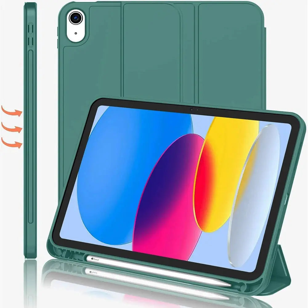 ZenGuard Magnetic Pencil Holder Tablet Case For iPad 7th To 10th Gen 10.2 And iPad Air 10.9