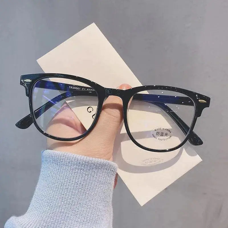 NovaVision Ultralight Retro Glasses With Transparent Frame And Anti Blue Light Lenses For Men And Women