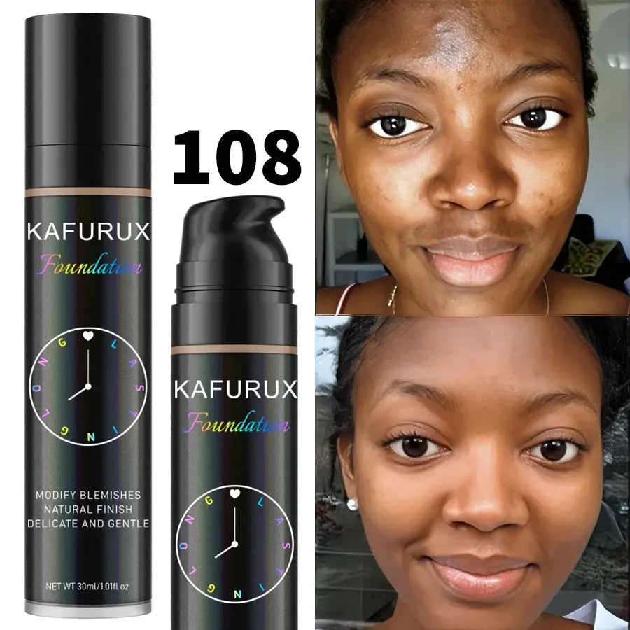 Korean Beauty Pro Foundation 8 Color Liquid Foundation With Concealer Waterproof Sweatproof Face Base Cosmetics Gift Set