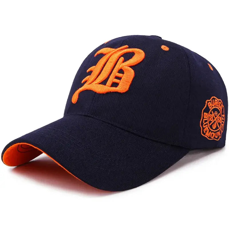 Unisex Cotton Baseball Cap With Embroidery Snapback Hip Hop Style Sun Hat Casual Dad Hat